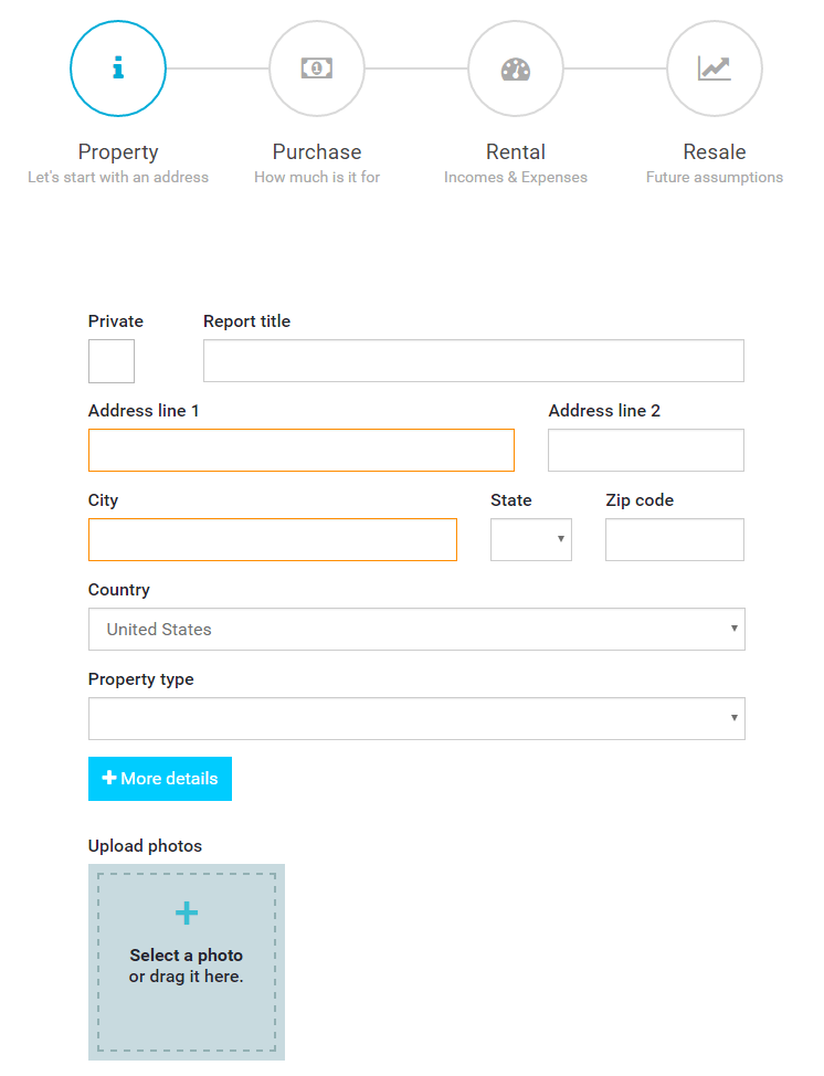 Property Analysis Form